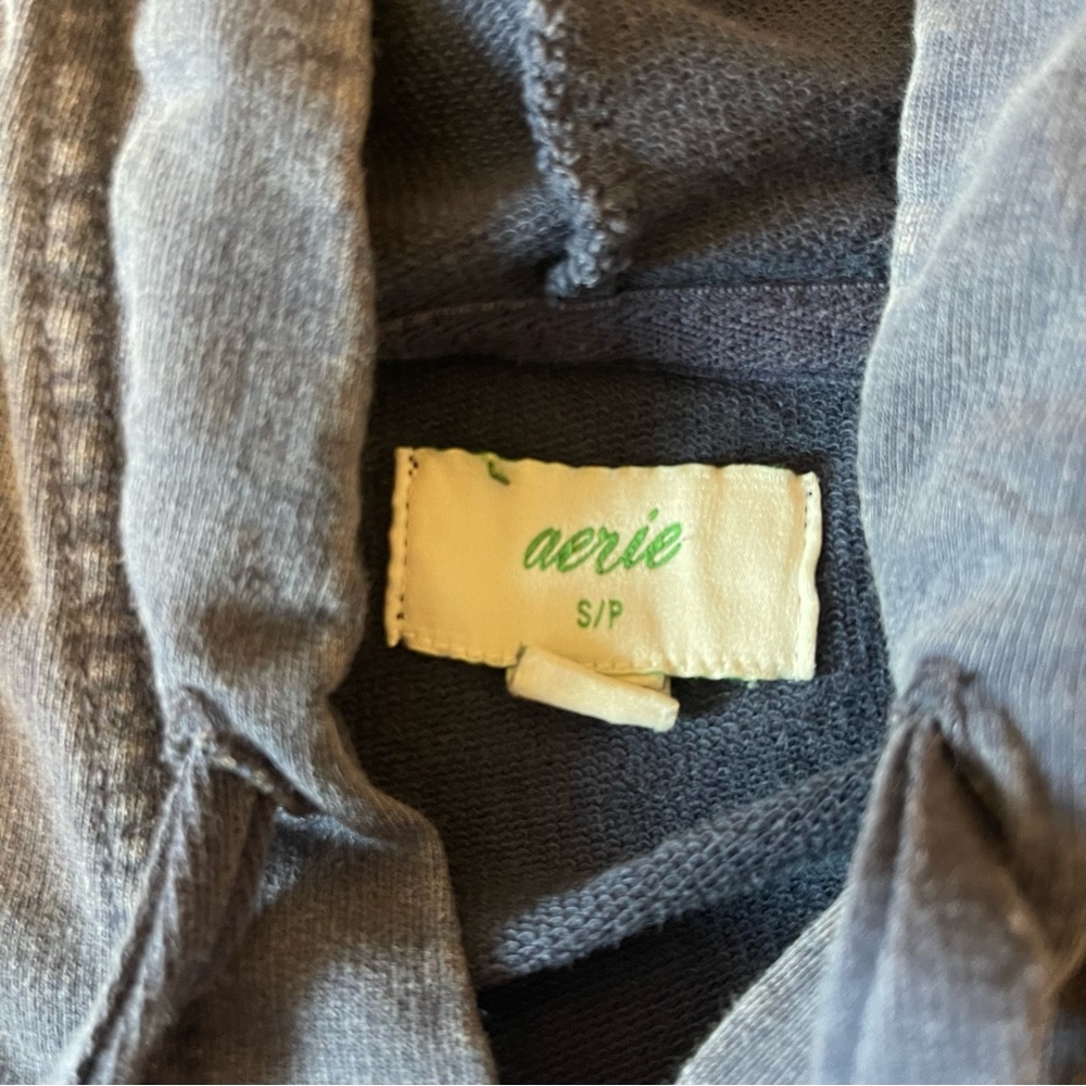 Aerie Navy Sweatshirt - Picture 3 of 4